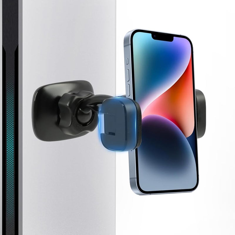 OMASUNB 1Pcs Gym Magnetic Phone Holder,Portable Gym Magnetic Phone Holder - Adjustable Bendable Stand for Workout Enthusiasts, Fitness Lovers in Home Gyms & Fitness Centers - Image 1